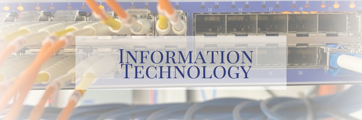 Information Technology page banner