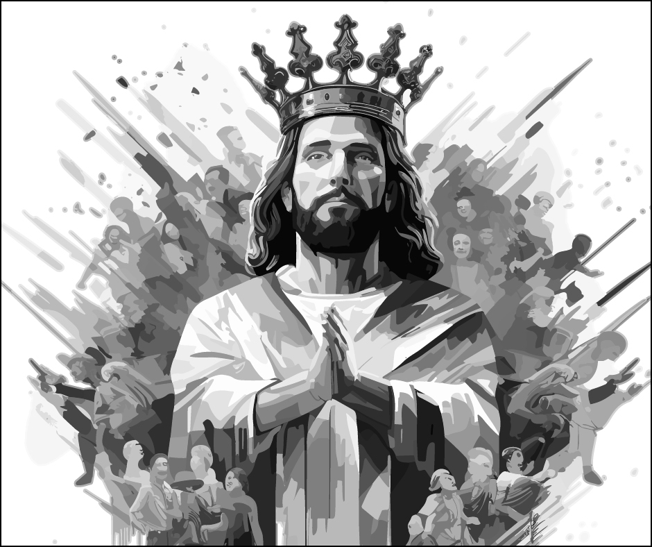 Christ the King- BW