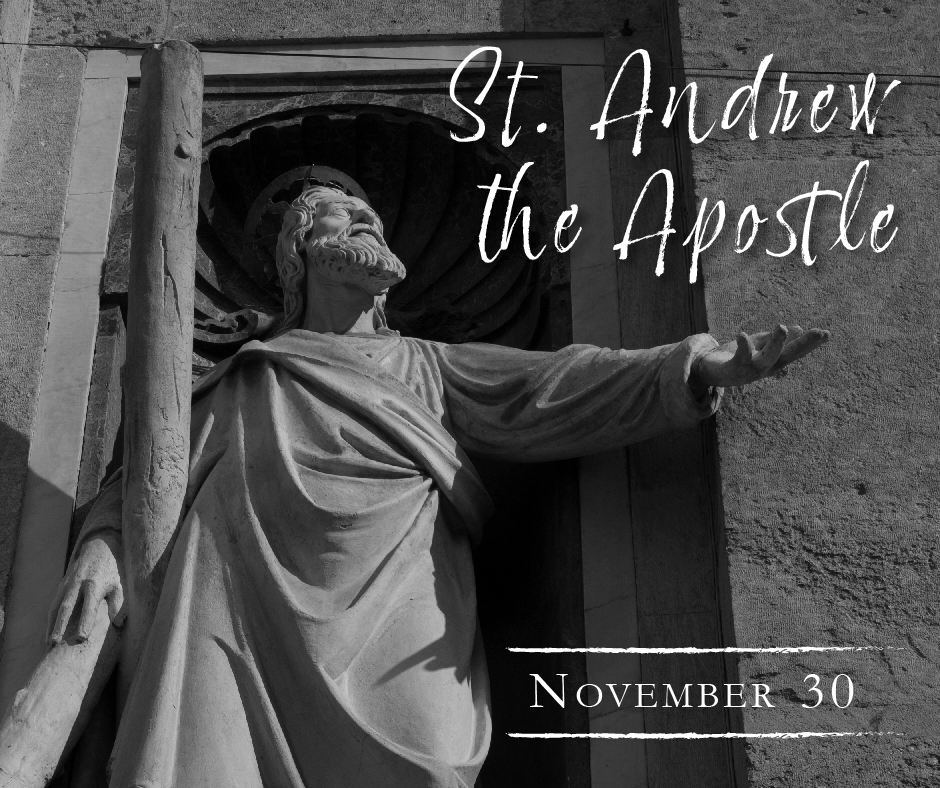 st. andrew the apostle- bw