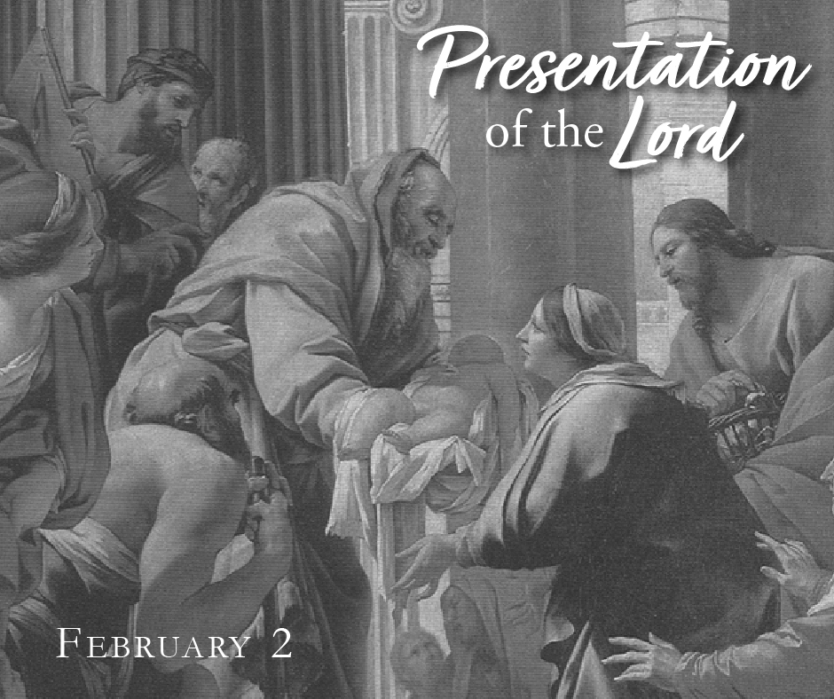 presentation of the lord- bw