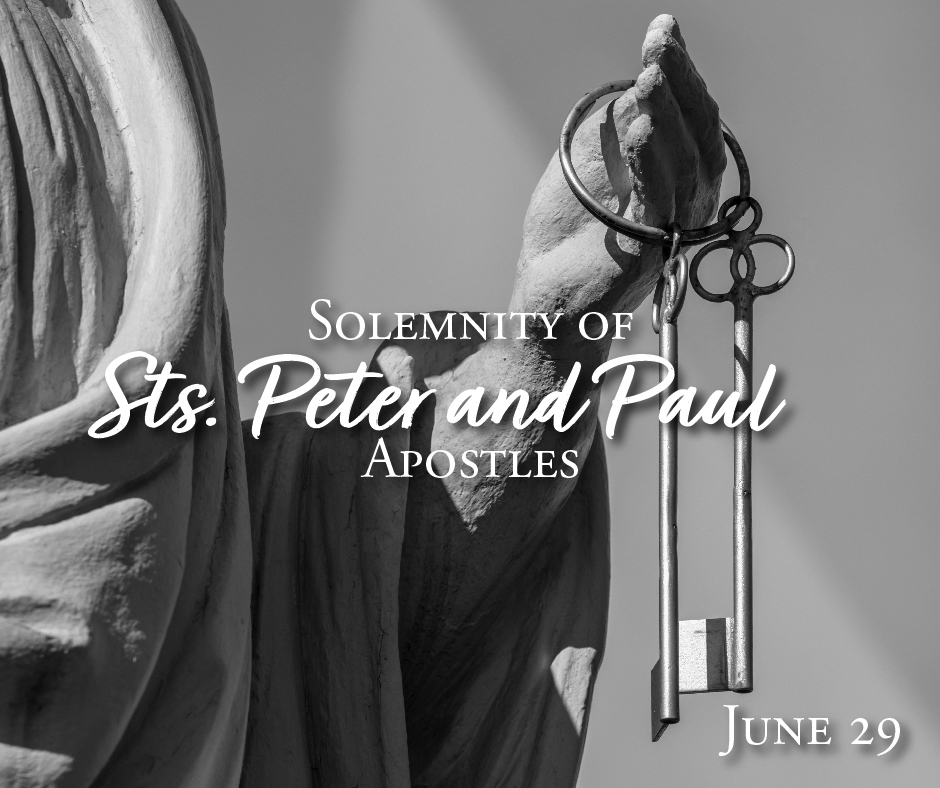 sts. peter and paul bw