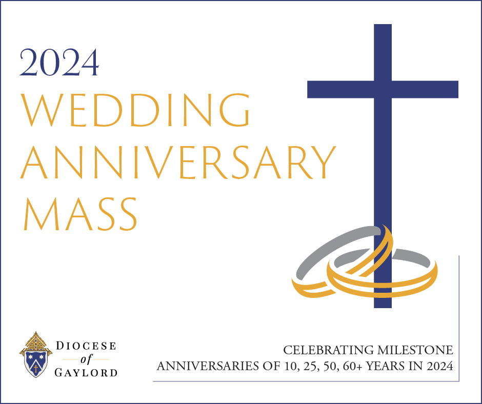 Anniversary Mass bulletin ad black and white