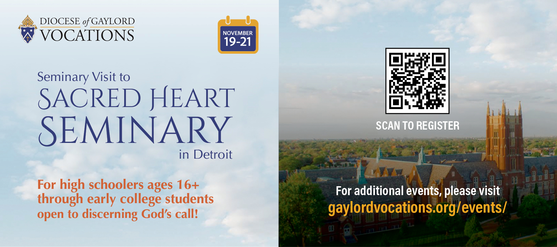 promotion image for seminary visit