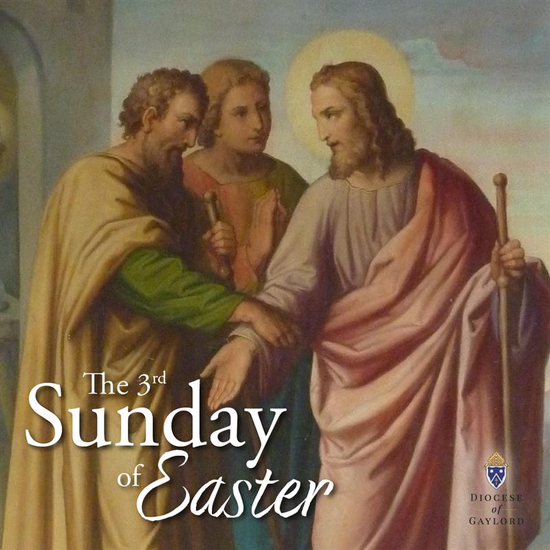 Jesus on the road to Emmaus