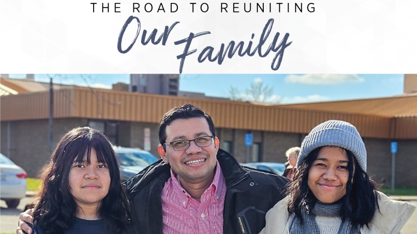 Reuniting Our Family image with Wendy, Jessel Artola and their father Wilberto