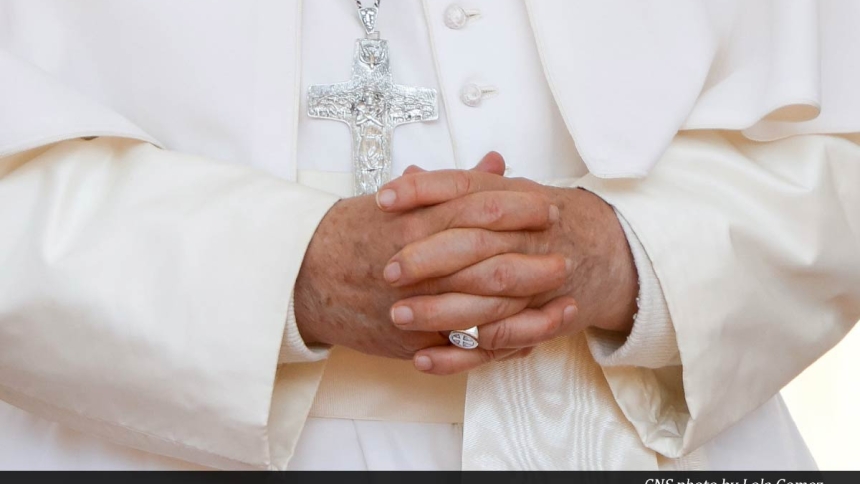pope's hands