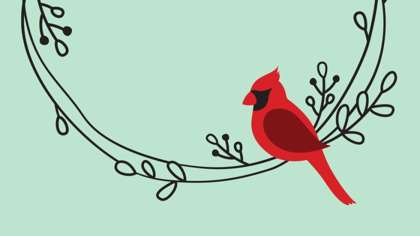 cartoon cardinal