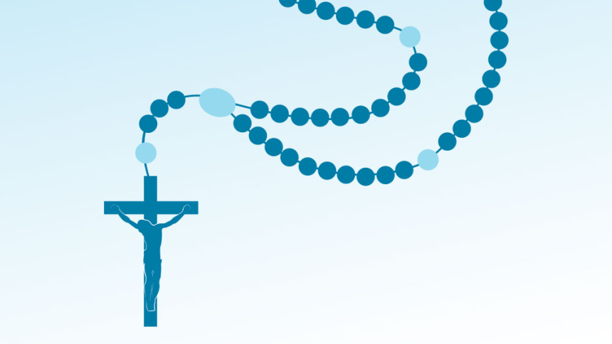 A Vector image of the rosary