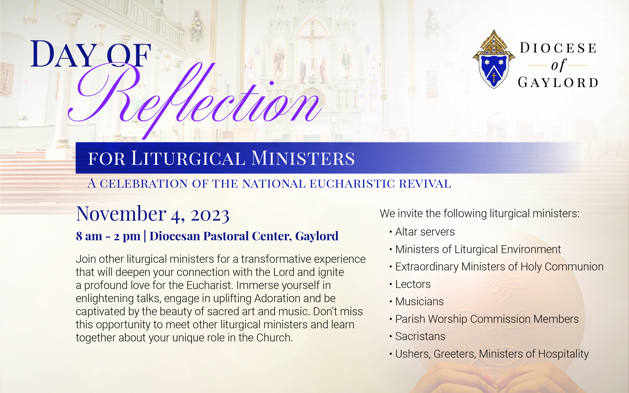 Day of Reflection bulletin image color