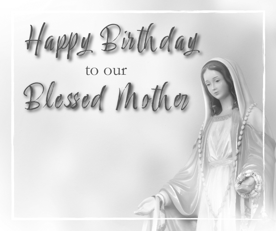 nativity of mary- BW