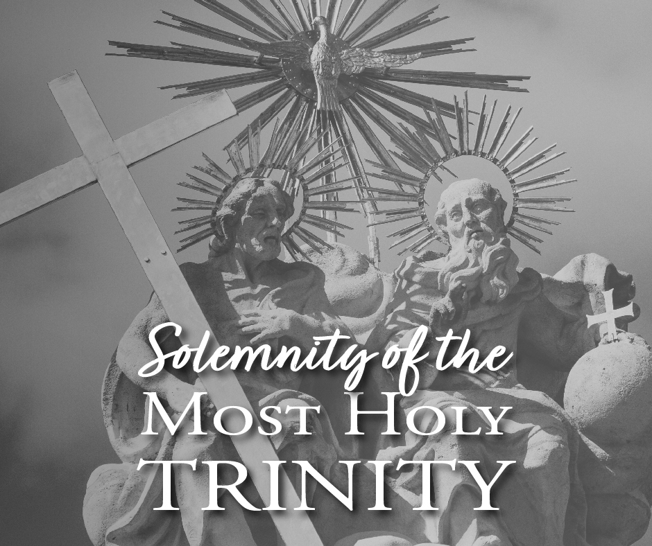 the most holy trinity bw