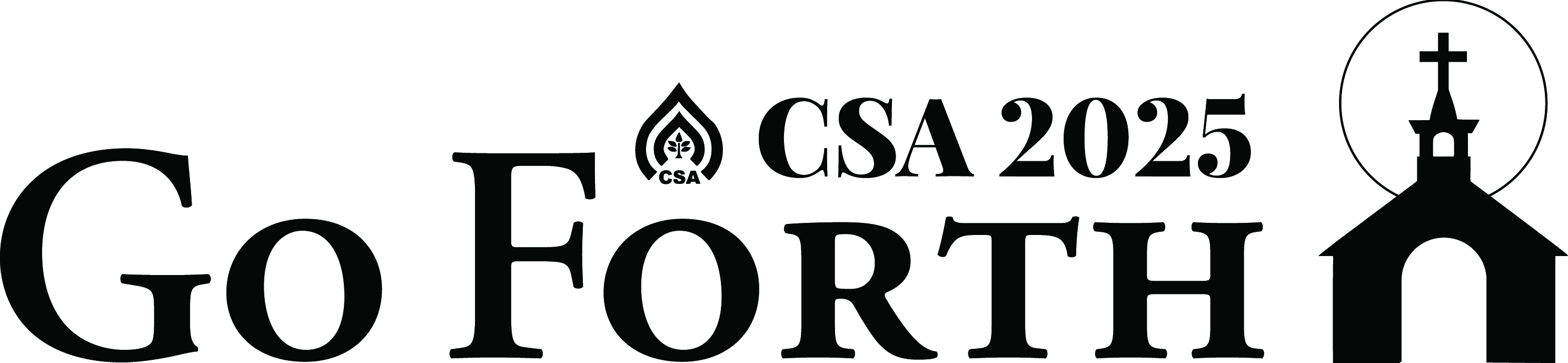 CSA 2025 print logo