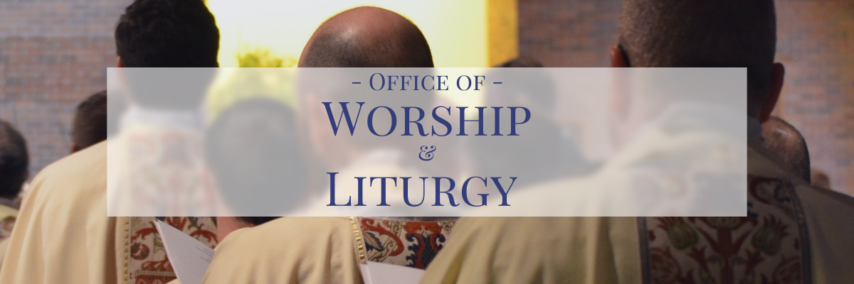 back of priests heads