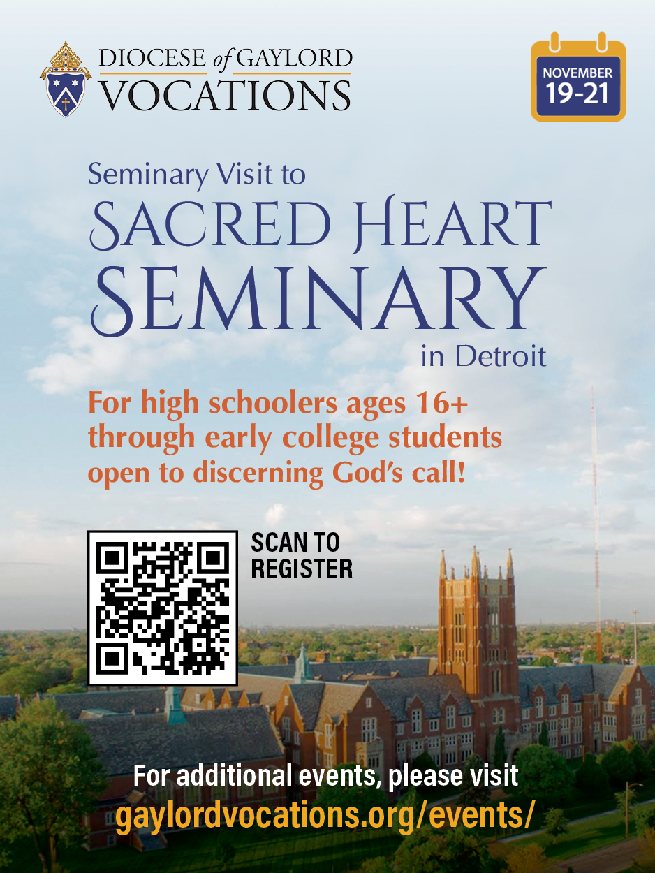 promotional flyer for seminary visit 