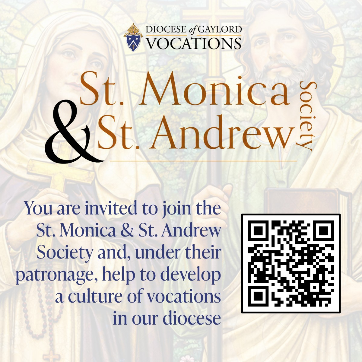 St Monica and St Andrew Society promotional