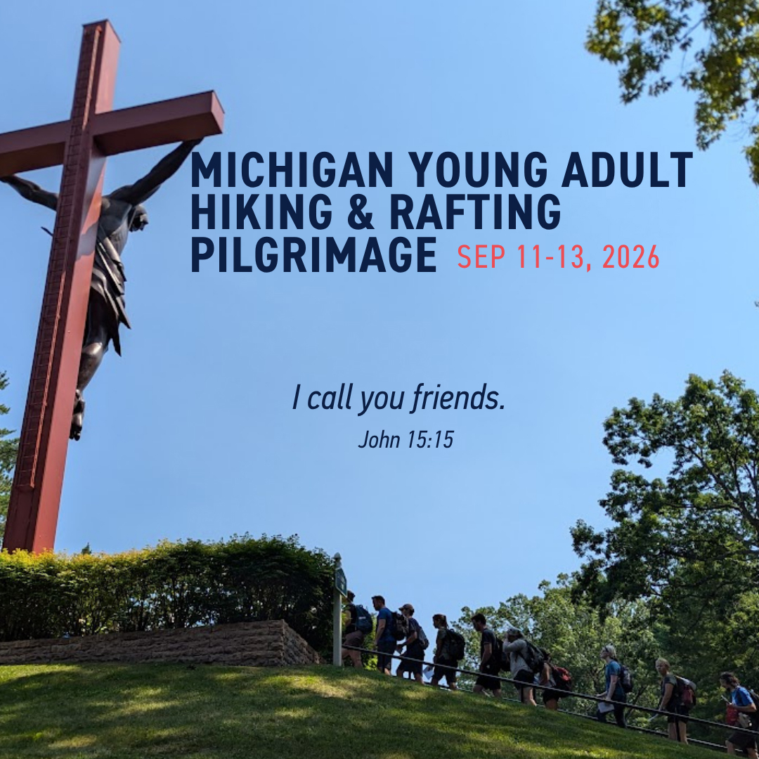 Michigan Young Adult Hiking & Rafting Pilgrimage ad