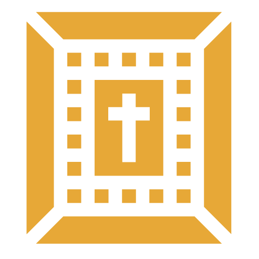 book with cross on cover vector