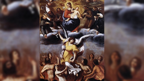 purgatory oil painting